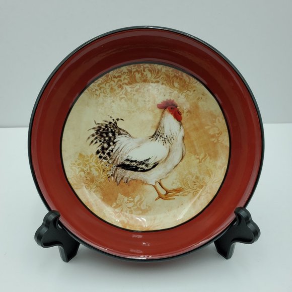 Certified International Susan Winget Avignon Morning Rooster 9" Pasta Bowl - Picture 1 of 6